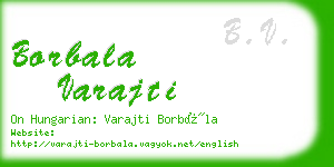 borbala varajti business card